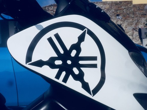 Adesivi stickers yamaha neri - 2,